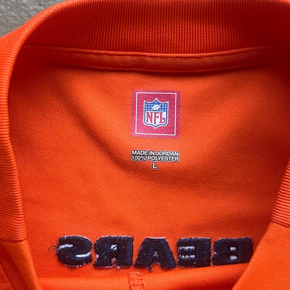 Vintage NFL Chicago Bears Long Sleeve Shirt NFC North Mens Large Embroidered C - Picture 4 of 7